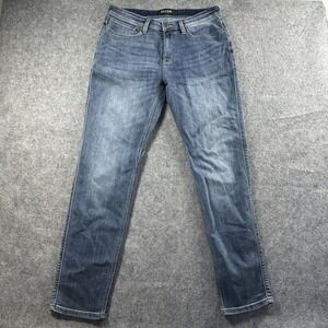 DUER L2X Jeans Mens 33x32 Blue Slim Fit Stretch Technical Quick Dry